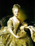 Alexander Roslin Portrait of Hedwig Elizabeth Charlotte of Holstein-Gottorp oil painting
